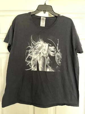 Camiseta De Colección Janet Jackson XL Negra Gráfica Vaquera Música Promo Mercancía Foto 1 de 4
