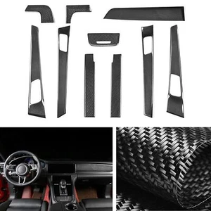 Car Dashboard Console Door Handle Cover Trim For 2017-2023 2019 Porsche Panamera - Picture 1 of 10