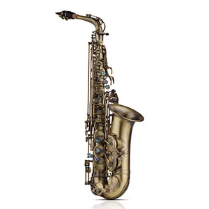 High Grade Finish Eb E-flat Alto Saxophone Sax Carve Pattern L8U0 - Picture 1 of 10