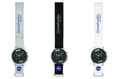 Cinturino Nato NASA Omega Swatch 20 Mm Speedmaster Watch Strap Correa Armband • 30.88€