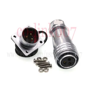 Conector de cable de 3 pines impermeable WEIPU SF20 IP67 25A 500V conector de cable de aviación - Imagen 1 de 7