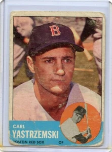 1963 Topps Carl Yastrzemski Boston Red Sox #115 ⭐️💥🎯 Original - Picture 1 of 2