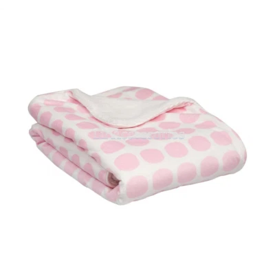 Living Textiles Baby Girl Velboa Blanket - image 1 of 2