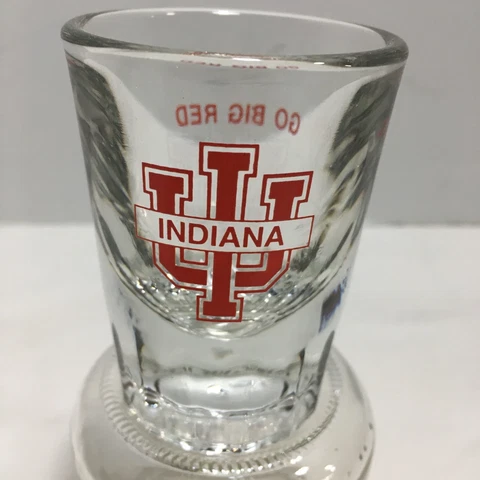 Indiana University "Go Big Red" Shot Glass Cover