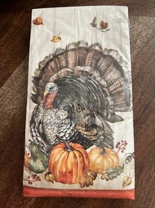16 Christmas Napkins Timeless Turkey 3 Ply Dinner Paper Napkin USA MADE - Picture 1 of 3