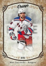 2015-16 Upper Deck Champ's Gold Variant Back #6 Mats Zuccarello