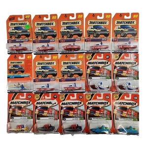 Matchbox Police Boat Sea Speeder Ice Breaker Diecast Vehicles Lot of 15 MOC - Picture 1 of 24