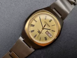 Citizen Cosmotron Oct 1975 Electronic 4-790693 TA JDM Watch Electronic Gold - Picture 1 of 11