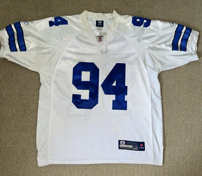 Camiseta DeMarcus Ware Reebok Dallas Cowboys Reebok On-Field nova com etiquetas Away White - Imagem 1 de 4