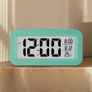 Multi Alarm LCD Clock with Temperature Detection for Office and Travel - Picture 1 of 49