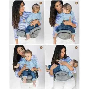 Baby Hip Carrier with Seat - Ergonomic Design, Adjustable Waistband, Breathable - Picture 1 of 13