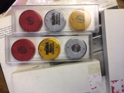 Lot of 2 each has 3 MOMA blinking reflectors  - Image 1 of 4