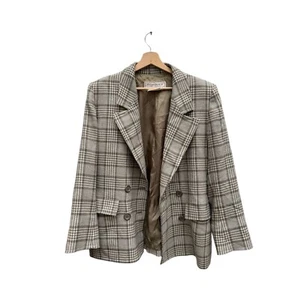 Yves Saint Laurent  SS 1987 Vintage Beige Tweed Suit  Size 44 fits L - Picture 1 of 11