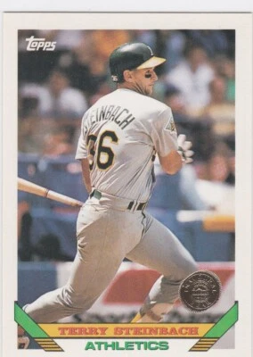 1993 Topps Inaugural Rockies #18 Terry Steinbach Athletics A's Free Shipping! - Image 1 of 2