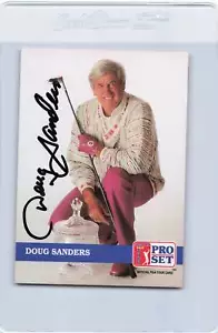 1992 Pro Set Golf #241 Doug Sanders Signed Auto *J8793 - Picture 1 of 2