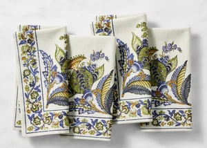 NWOT Williams Sonoma Provencal Pomegranate Set of 4 Dinner Napkins - Picture 1 of 2