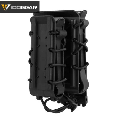 IDOGEAR Tactical 5.56 Mag Pouch MOLLE Mag Holder Mag Carrier 7.62 9mm Military - Image 1 of 4