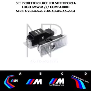 ✅SET LUCI LOGO PORTA SOTTOPORTA CORTESIA M BMW SERIE 1 2 3 4 5 6 X1 X2 X3 X5 X6✅ - Foto 1 di 5