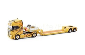 1/50 Scale WSI IVECO S-WAY HIGH 4X2 NOOTEBOOM LOWLOADER 2 AXLE THURIES - Picture 1 of 4
