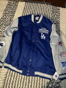 Giacca Los Angeles Dodgers Baseball Varsity 7 Time World Series Champions taglia 3XL - Foto 1 di 9