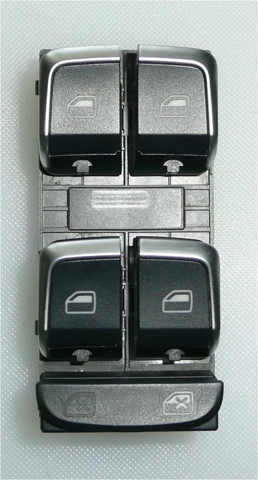 2007 - 2016 Audi A4 Quattro OEM Master Power Window Switch PN: 8K0 959 851 F - Image 1 of 4