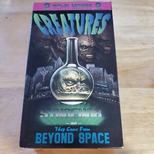 Creatures Double Feature -Syngenor & They Came From Outer Space, Sealed VHS