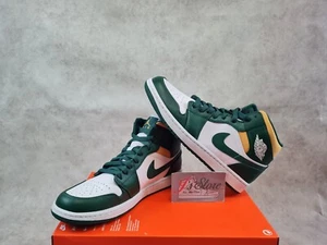 Refurbished Nike Air Jordan 1 Mid Noble Green/Pollen Gr.43 - Imagen 1 de 6
