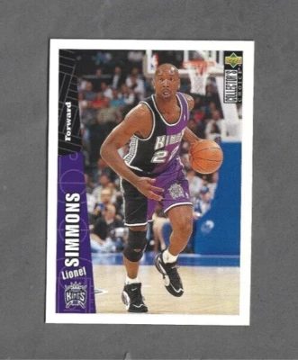 Lionel Simmons Sacramento Kings 1996-97 Upper Deck Collectors Choice #323 - Image 1 of 2