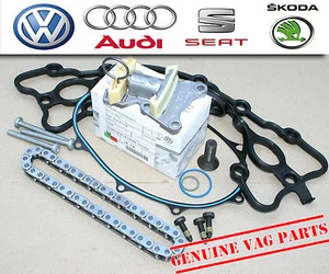 Genuine Audi A3 S3 A4 A6 2.0 FSI / 2.0 TSI Cam Chain & Tensioner Repair Kit - Picture 1 of 6