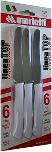 Coltello tavola lama dentata inox cm 11 Linea Top - blister da 6 pezzi - Imagen 1 de 5