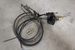 2006 KAWASAKI BRUTE FORCE 750 FRONT LEFT BRAKE LEVER LINE W DIFF LOCK 4X4 06 #3 - Picture 1 of 10