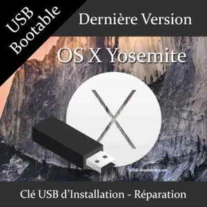 Clé USB Bootable OS X Yosemite + Guide PDF d'utilisation - Zdjęcie 1 z 1