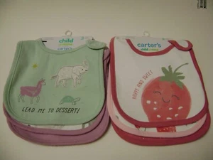 Lot of Carter's bibs set of 3 (6 bibs total)New with tags - Picture 1 of 1
