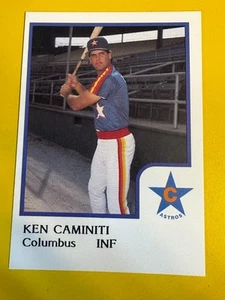 67830 1986 Columbus Astros ProCards #6 Ken Caminiti RC - Bild 1 von 3