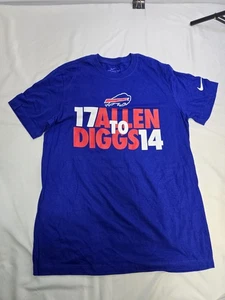 Buffalo Bills Josh Allen To Diggs Licensed Nike Kurzarm T-Shirt Neu - Bild 1 von 4