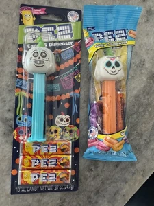 2 Pez Halloween Dia De Los Muertos Day Of The Dead Pumpkins Limited Edition Rare - Bild 1 von 6