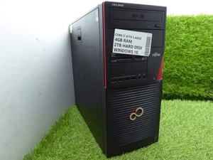 Fujitsu Celsius W15W Core i7 4th 4770 4GB 2TB HDD PC TOWER READY K2200D WIN10 MT - Picture 1 of 5