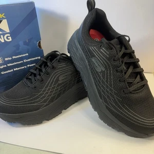 Skechers Shoes Women’s 8.5 Black Work Memory Foam Comfort Slip Resistant 108206 - Picture 1 of 8