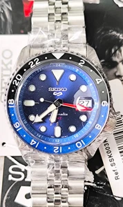 Seiko 5 Sports SSK003K1 SKX Sports Style GMT blaues Zifferblatt (ohne Box) SSK003K1 - Bild 1 von 9
