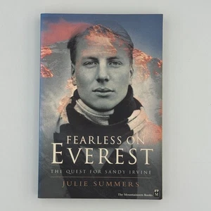 Fearless on Everest The Quest for Sandy Irvine by Julie Summers First Edition PB - Picture 1 of 7