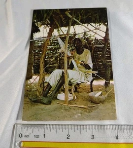 Cartolina d'epoca Africa nel nord Camerun tessitore agilità e ingegno - Foto 1 di 5