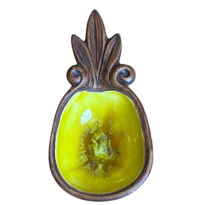 Piatto/vassoio cenere vintage Treasure Craft 19Hawaii ananas trinket n. 40 MCM - Foto 1 di 5