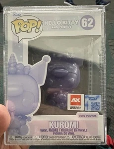 Funko Pop! Anime Expo 2025 Con Sticker Purple Translucent Kuromi LE3000! Inhand! - Picture 1 of 3
