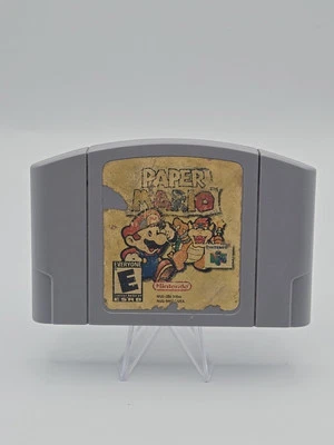 Подлинный - N64 - Paper Mario (Nintendo 64, 2000) игровой картридж ПРОТЕСТИРОВАН  - Изображение 1 из 4