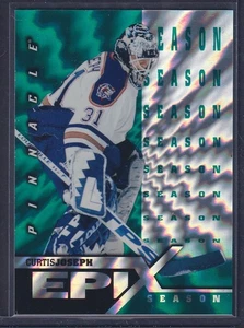 CURTIS JOSEPH - 1997 Pinnacle Epix Temporada Esmeralda #E17,/50 - Imagen 1 de 2