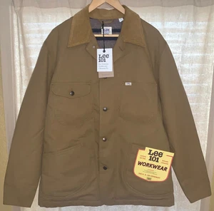 LEE 101 Workwear 70's Lined Loco Tuff-Duck Canvas Herren Jacke Made in Italy XL - Bild 1 von 9