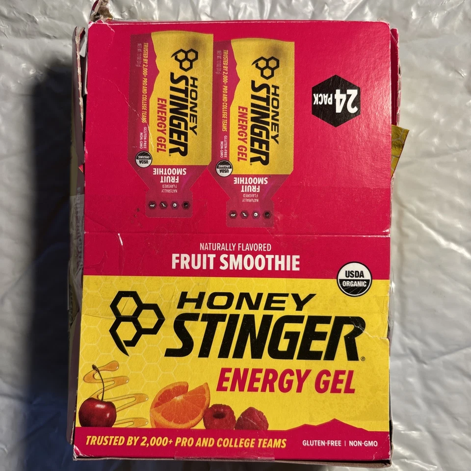 Gel energético Honey Stinger orgánico caja abierta de 23 | batido de frutas | caducidad 10/2026 Foto 1 de 1