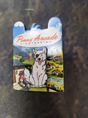 Pinny Arcade PAX Unplugged 2025 Pin Asmodee Wolf Pup Cozy Stickerville
