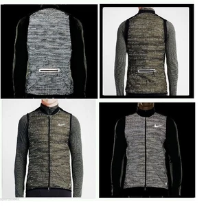 Nike Men's Aeroloft Flash Running 3M Military Green Vest 689168 325 Size M - Picture 1 of 10