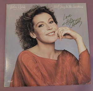 Helen Reddy - We'll Sing In The Sunshine vinilo autografiado LP SW-11739 - Imagen 1 de 8